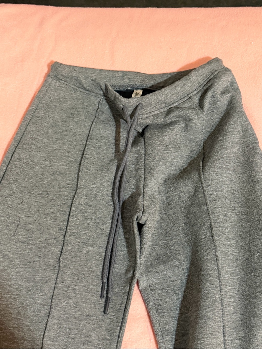 Zenana women's ' Gray Flared  Sweatpants - Picture 3 of 3